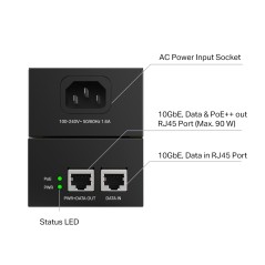 Omada POE380S - Reliable PoE Injector for Seamless Network Power and Performance